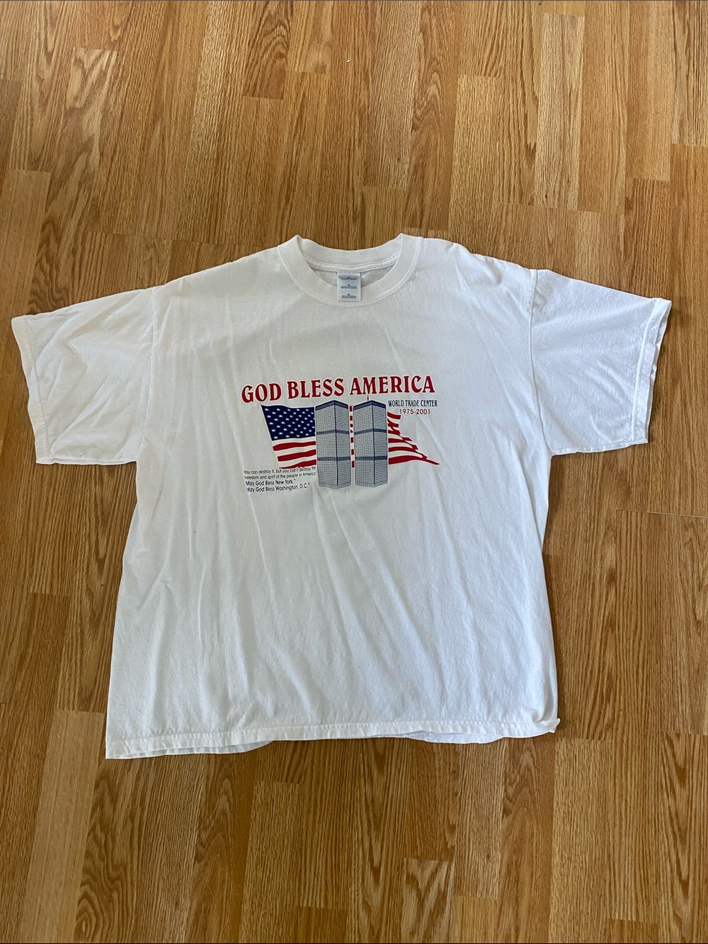 Single Stitch Twin Towers September 11th T-shirt